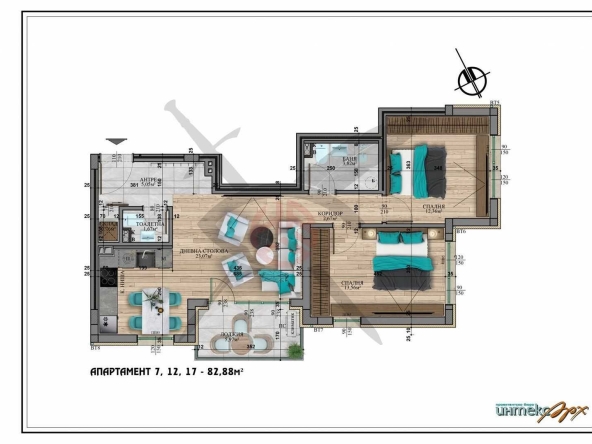 Тристаен апартамент в София, Студентски град - 97 кв.м за 1995 €/кв.м - Снимка #1