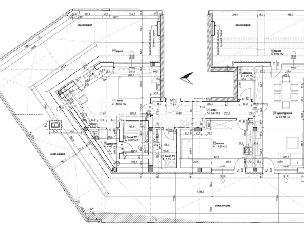 Тристаен апартамент в София, Дървеница - 180 кв.м за 1201 €/кв.м - Снимка #1