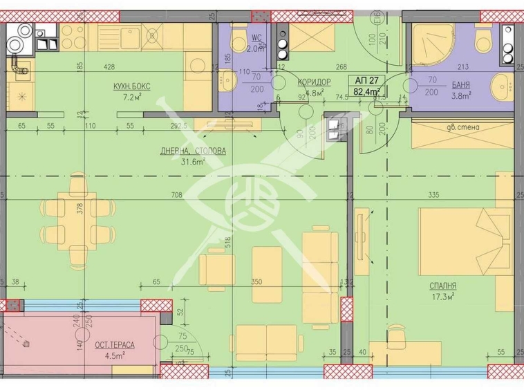 Двустаен апартамент в София, Хладилника - 99 кв.м за 2182 €/кв.м - Снимка #1
