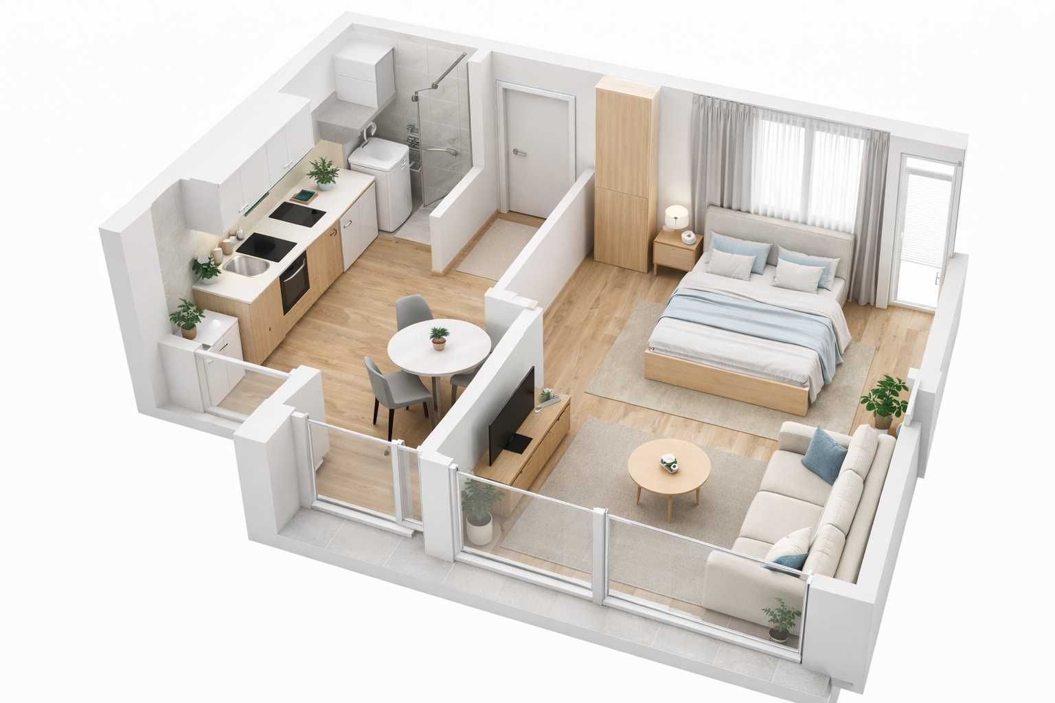 Едностаен апартамент в Пловдив, Кършияка - 44 кв.м за 522 €/кв.м - Снимка #1