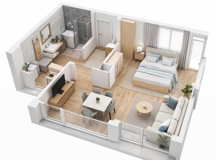 Двустаен апартамент в Пловдив, Кършияка - 63 кв.м за 607 €/кв.м - Снимка #1