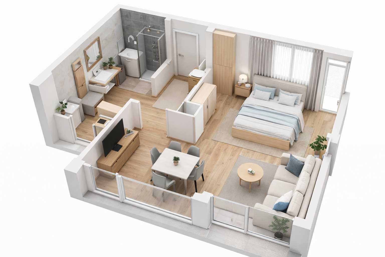 Двустаен апартамент в Пловдив, Кършияка - 58 кв.м за 651 €/кв.м - Снимка #1