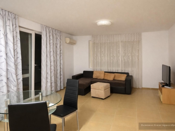 Дава се под наем Двустаен апартамент в к.к. Св.Св. Константин и Елена - 65 кв.м за 423.81 € - Снимка #1