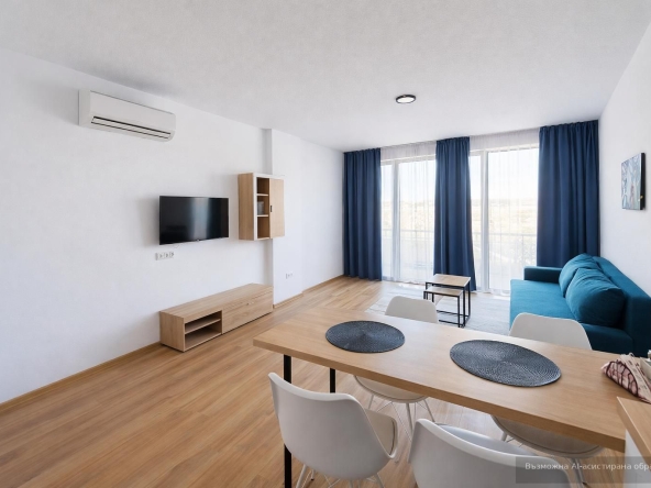 Дава се под наем Двустаен апартамент в к.к. Св.Св. Константин и Елена - 57 кв.м за 498.27 € - Снимка #1