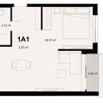 Едностаен апартамент в Пловдив, Младежки Хълм - 35 кв.м за 700 €/кв.м - Снимка #1