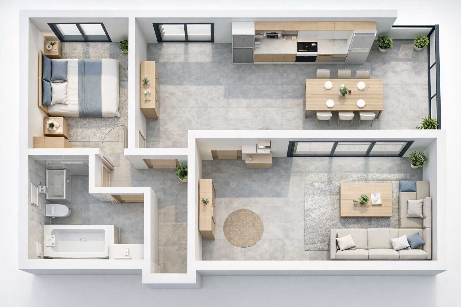 Двустаен апартамент в Асеновград - 65 кв.м за 434 €/кв.м - Снимка #1