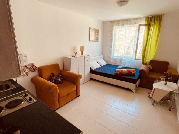 Едностаен апартамент в с. Кошарица, Област Бургас - 32 кв.м за 1125 €/кв.м - Снимка #1