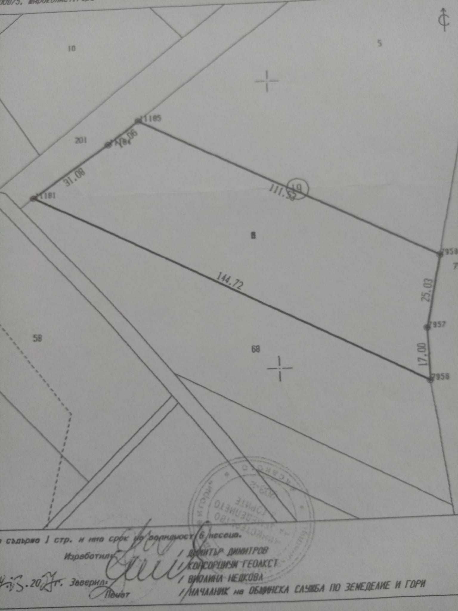 Земеделски имот в с. Кичево, Област Варна -  кв.м за 2550 €/дка - Снимка #1