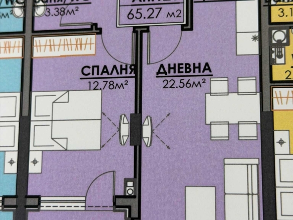 Двустаен апартамент в Несебър - 65 кв.м за 760 €/кв.м - Снимка #1