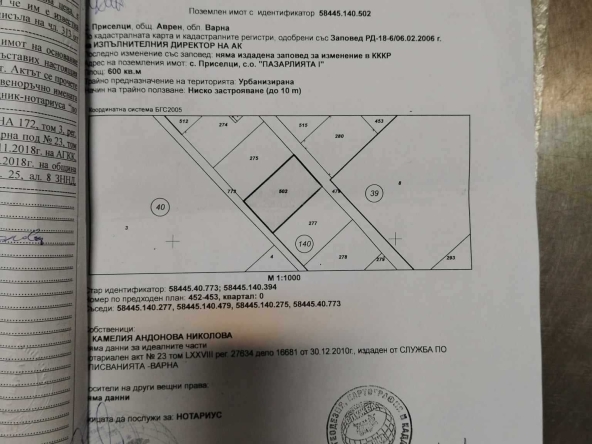 Парцел в Варна, Автогара - 600 кв.м за 27 €/кв.м - Снимка #1