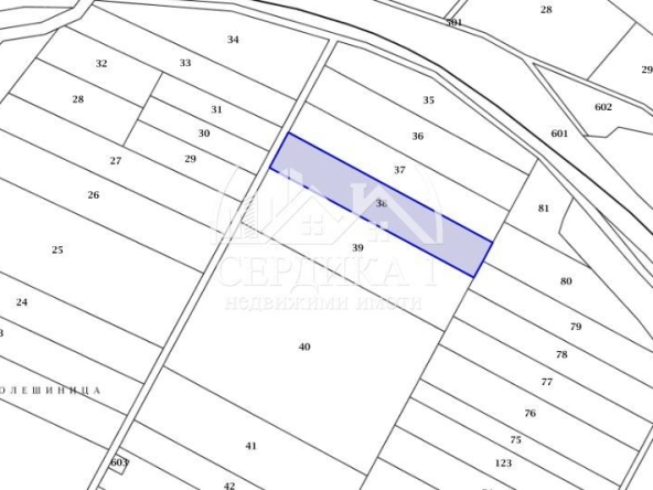 Парцел в с. Храбърско, Област София-област - 3899 кв.м за 70 €/кв.м - Снимка #1