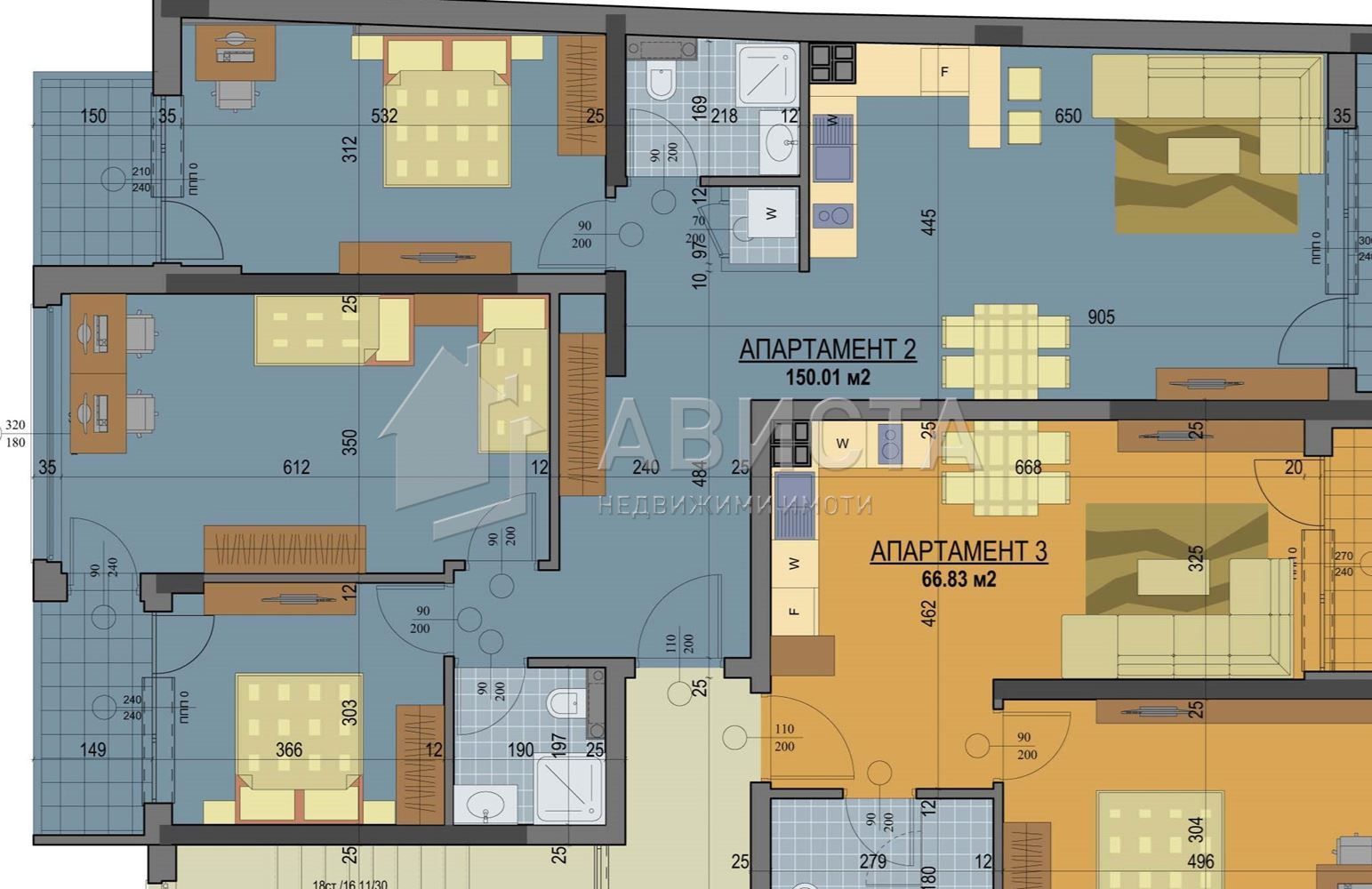 Четиристаен апартамент в София, Банишора - 151 кв.м за 1790 €/кв.м - Снимка #1