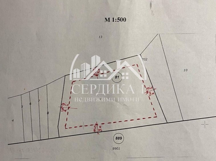 Парцел в с. Четирци, Област Кюстендил - 1073 кв.м за 17 €/кв.м - Снимка #1