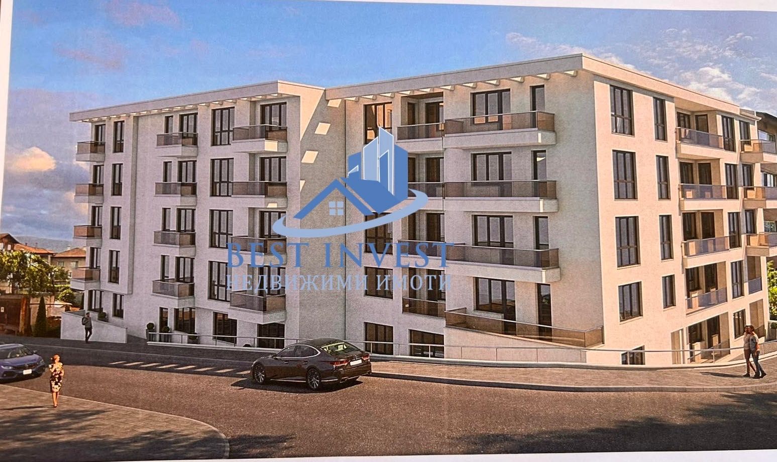 Двустаен апартамент в Благоевград, Баларбаши - 54 кв.м за 1200 €/кв.м - Снимка #1
