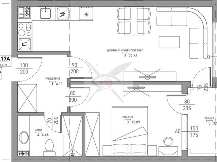 Двустаен апартамент в София, Малинова долина - 64 кв.м за 1407 €/кв.м - Снимка #1