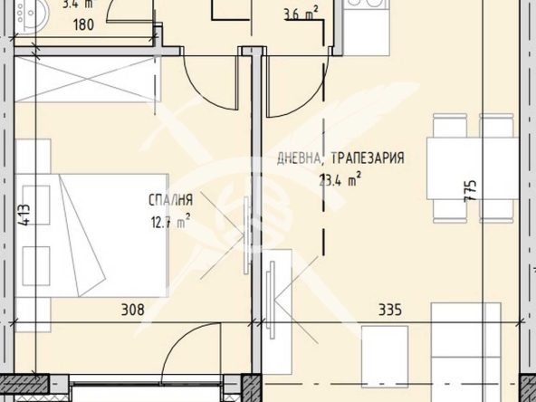 Двустаен апартамент в София, Малинова долина - 67 кв.м за 1654 €/кв.м - Снимка #1