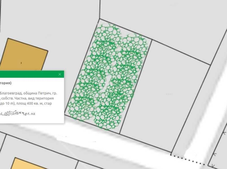 Парцел в Петрич - 400 кв.м за 98 €/кв.м - Снимка #1