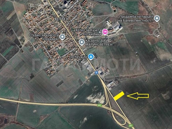 Парцел в Бургас, Ветрен - 5000 кв.м за 45 €/кв.м - Снимка #1