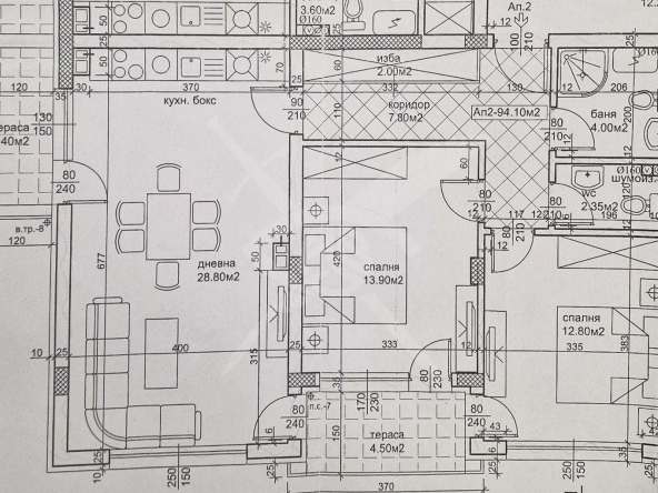 Дава се под наем Тристаен апартамент в Асеновград - 104 кв.м за 87570 € - Снимка #1