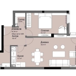 Двустаен апартамент в София, Красно село - 77 кв.м за 1364 €/кв.м - Снимка #1