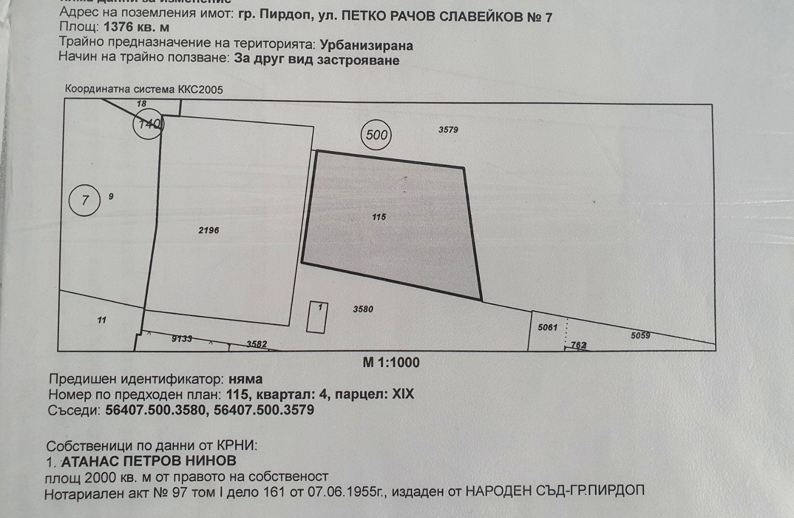 Парцел в Златица - 1400 кв.м за 15 €/кв.м - Снимка #1