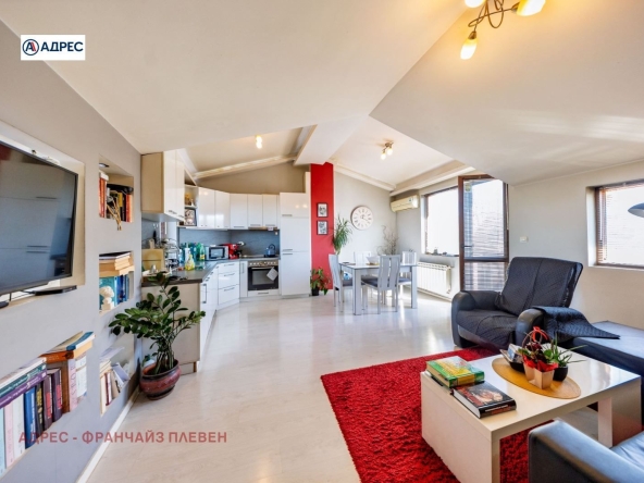 Тристаен апартамент в Плевен, Широк център - 81 кв.м за 756 €/кв.м - Снимка #1