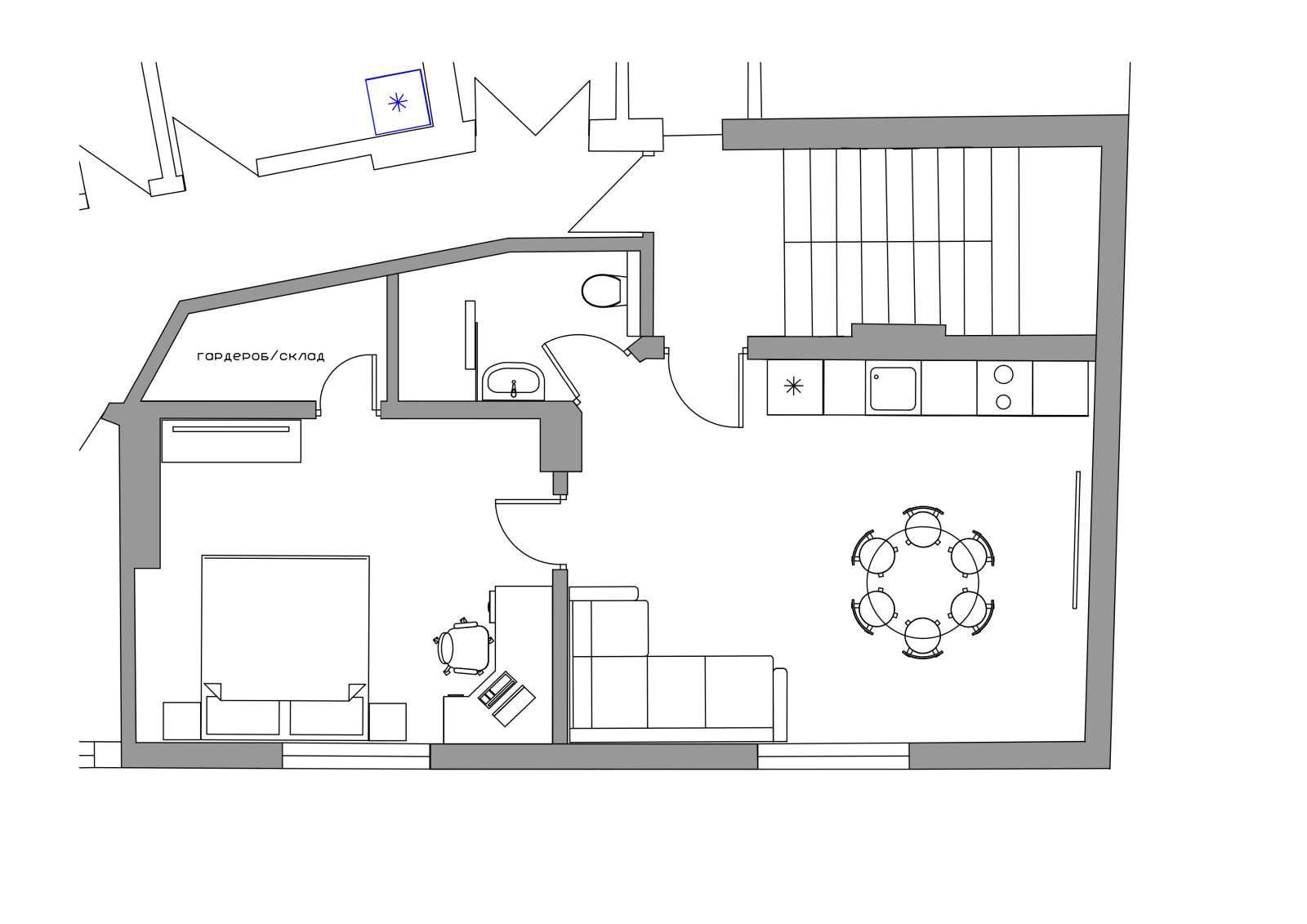 Двустаен апартамент в Пловдив, Център - 60 кв.м за 2417 €/кв.м - Снимка #1