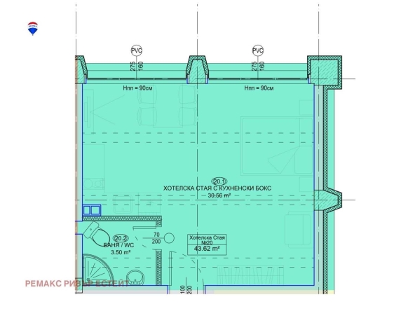 Едностаен апартамент в Русе, Здравец Изток - 56 кв.м за 421 €/кв.м - Снимка #1