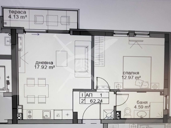 Двустаен апартамент в с. Равда, Област Бургас - 62 кв.м за 1670 €/кв.м - Снимка #1