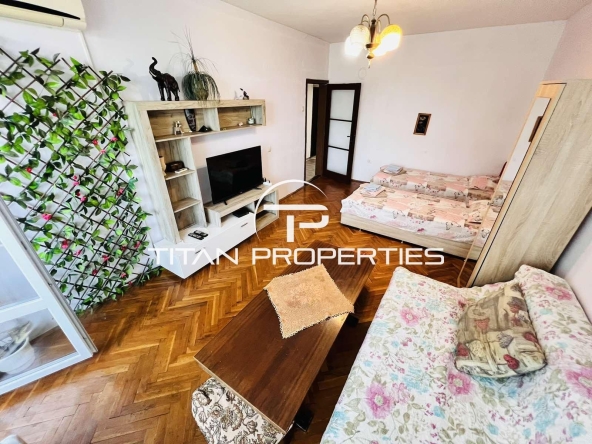 Дава се под наем Двустаен апартамент в Бургас, Лазур - 70 кв.м за 408 € - Снимка #1