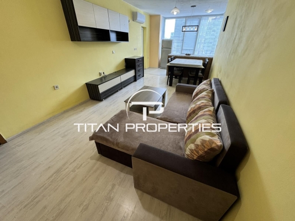 Дава се под наем Двустаен апартамент в Бургас, Славейков - 65 кв.м за 468.69 € - Снимка #1