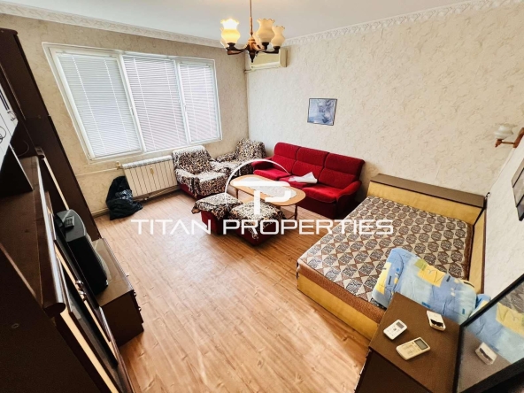 Дава се под наем Едностаен апартамент в Бургас, Славейков - 42 кв.м за 280.5 € - Снимка #1