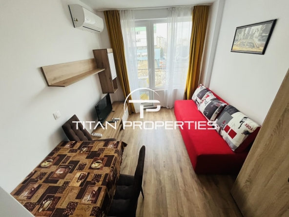 Дава се под наем Едностаен апартамент в Бургас, Зорница - 28 кв.м за 433.5 € - Снимка #1