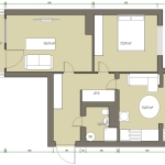 Дава се под наем Двустаен апартамент в Севлиево - 60 кв.м за 204 € - Снимка #1