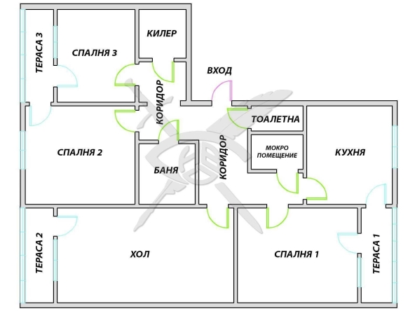 Многостаен апартамент в Бургас, Меден рудник - зона Б - 120 кв.м за 1063 €/кв.м - Снимка #1