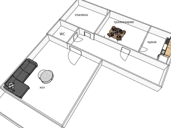 Тристаен апартамент в Търговище, Вароша - 78 кв.м за 1013 €/кв.м - Снимка #1