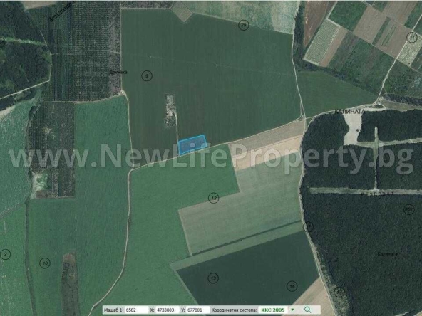 Парцел в с. Тънково, Област Бургас - 7997 кв.м за 8 €/кв.м - Снимка #1