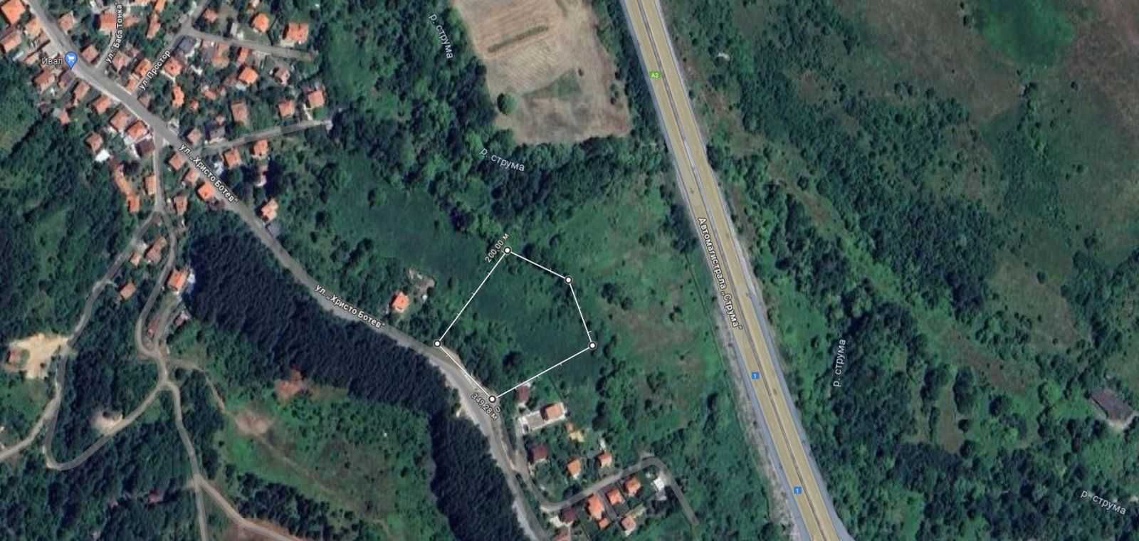 Парцел в с. Студена, Област Перник - 5340 кв.м за 27 €/кв.м - Снимка #1