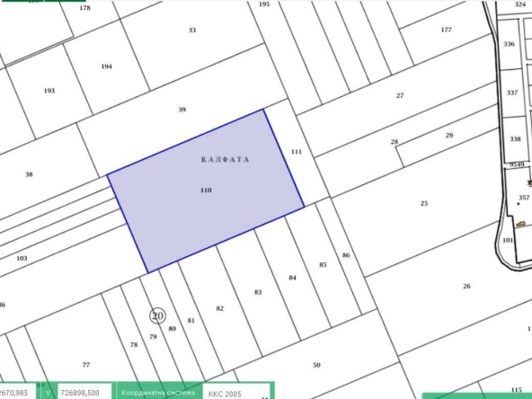 Земеделски имот в Каварна -  кв.м за 38 €/дка - Снимка #1