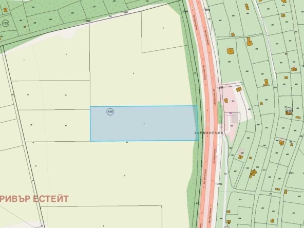 Парцел в Русе, в.з. Русофили - 8481 кв.м за 206 €/кв.м - Снимка #1