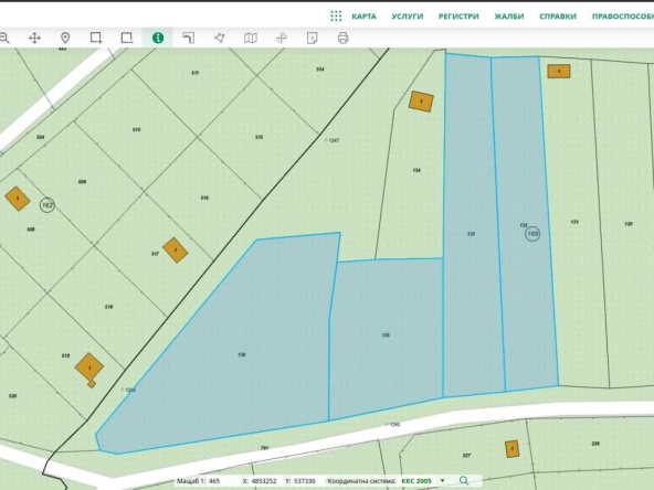 Парцел в Русе, Дружба 1 - 5387 кв.м за 10 €/кв.м - Снимка #1