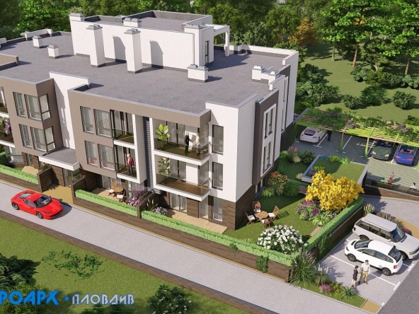 Двустаен апартамент в Пловдив, Коматевски възел - 53 кв.м за 1150 €/кв.м - Снимка #1