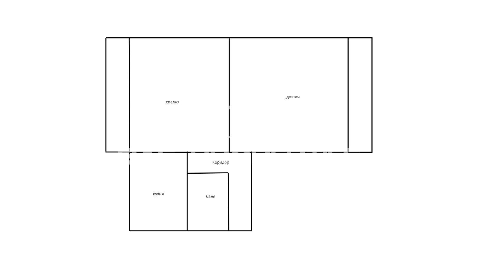 Двустаен апартамент в София, Фондови жилища - 65 кв.м за 1924 €/кв.м - Снимка #1
