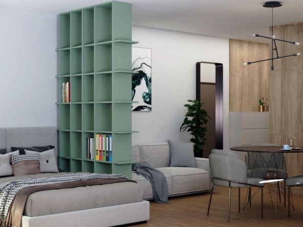 Едностаен апартамент в Пловдив, Съдийски - 48 кв.м за 2084 €/кв.м - Снимка #1