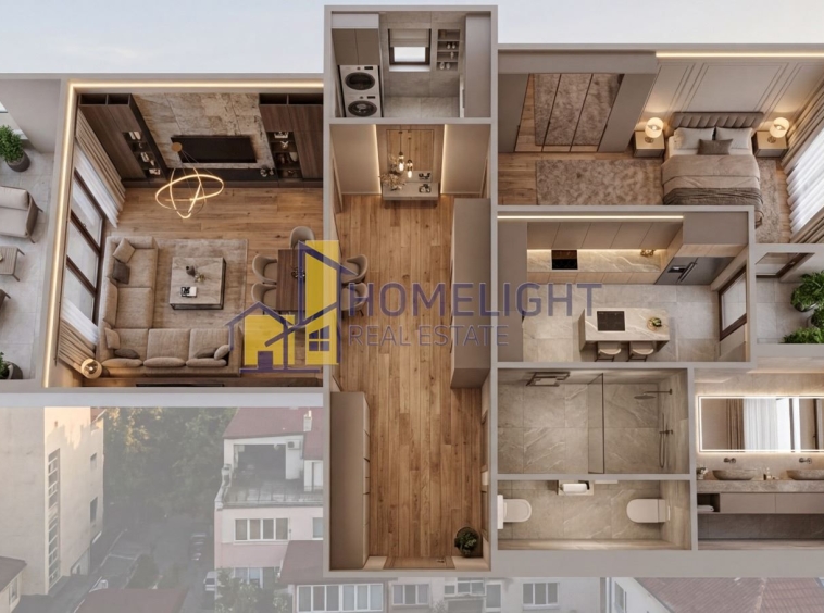 Двустаен апартамент в София, Дружба 1 - 62 кв.м за 1201 €/кв.м - Снимка #1