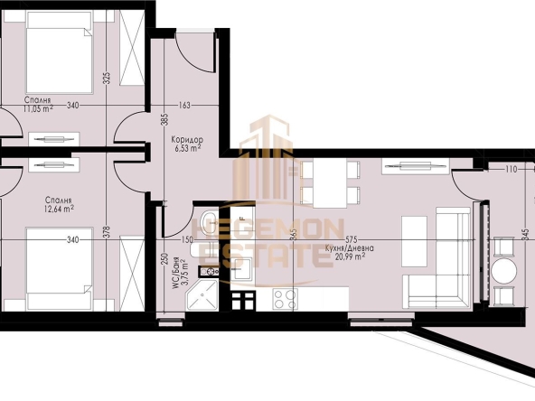 Тристаен апартамент в Варна, Възраждане 4 - 111 кв.м за 862 €/кв.м - Снимка #1