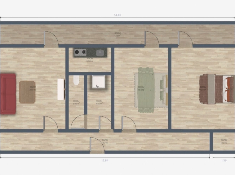 Дава се под наем Тристаен апартамент в Варна, Трошево - 67 кв.м за 154608.03 € - Снимка #1