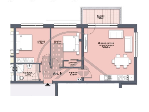 Тристаен апартамент в Варна, Аспарухово - 99 кв.м за 1500 €/кв.м - Снимка #1