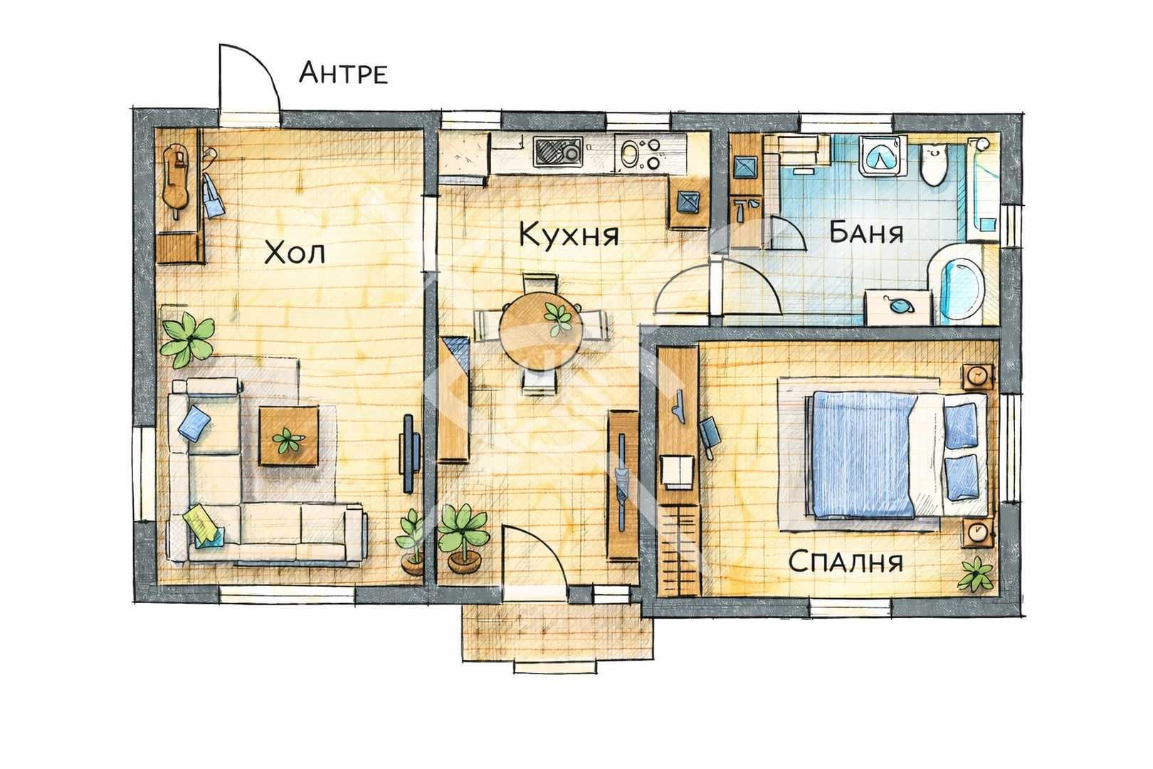 Къща в София, Христо Ботев - 75 кв.м за 680 €/кв.м - Снимка #1