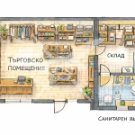 Магазин в София, Христо Ботев - 55 кв.м за 928 €/кв.м - Снимка #1